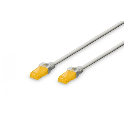 Immagine di Digitus DK1613A020 Cavo Rete Utp, Categoria 6A Non Schermato Lszh, 2 mt, Grigio, Cat m, patch U UTP LSZH
