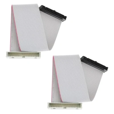 Immagine di YINETTECH 2 Pezzi 34 Pin Cavo Di Prolunga IDC Connettore Maschio A Femmina Passo 2,54 Mm Doppia Nastro Piatto