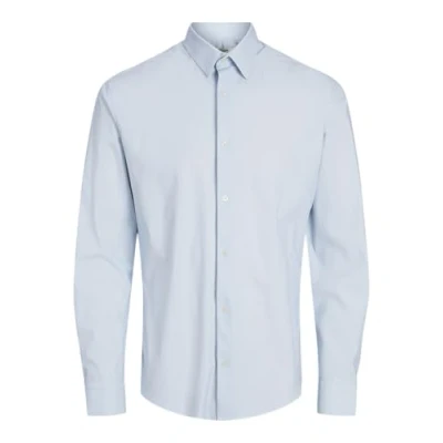 Immagine di JACK &amp; JONES Jprblaactive Maglietta Elasticizzata L/S SN Camicia Casual, Chambray Blue/Stripes:Slim Fit, M Uomo