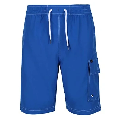 Immagine di Regatta, Hotham BD ShortI V Pantaloncini da Uomo ad Asciugatura Rapida, Regolabili, Dotato di Poliestere Riciclato e Tasca Sicurezza, Adatto per attività Nuoto a Bordo Piscina,