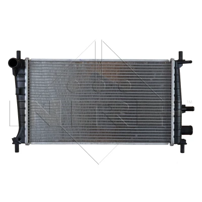 Immagine di NRF EASY FIT 54666 Radiatore motore Alluminio 500 304 18 con parti annesse Alette di raffreddamento saldate FORD: FIESTA 4