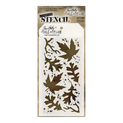 Immagine di Stampers Anonymous THS060 Tim Holtz Layered Stencil, Multicolore, 4.125 x 21,6 cm