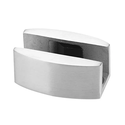 Immagine di Pavimento guide 304 in Acciaio Inox Piano Inferiore Guida Sostituzione fermaporta Parete Protetor Senza Telaio per Porta Scorrevole Vetro Resistente Home Office Holder