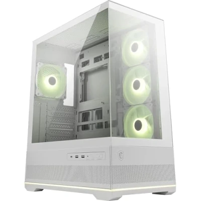 Immagine di MSI GEH Midi MAG PANO 110R PZ WHITE Tower PC Case Bianco 4 ventole LED pre montate