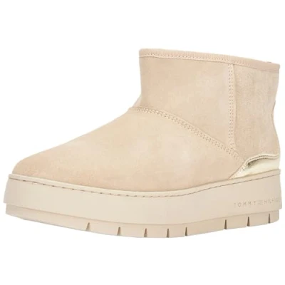 Immagine di Tommy Hilfiger Tronchetti, Donna, Taglia: 38, White clay Scamosciato