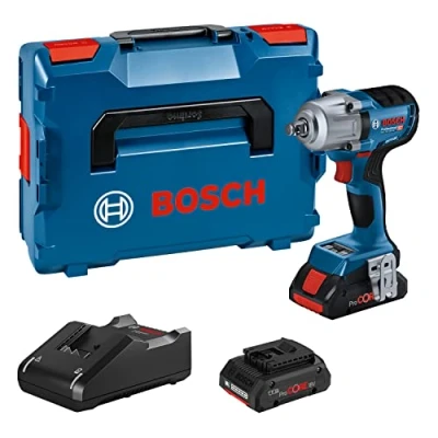 Immagine di Bosch Professional GDS 18V 450 HC 06019K4002 Avvitatore ad impulsi a batteria Quantità di batterie ricaricabili incluse 2 Li Ion brushless