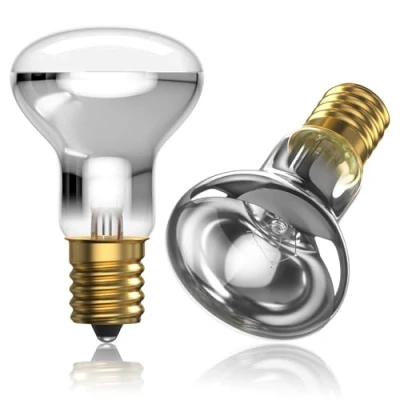 Immagine di Bonlux 2x R39 E14 42W Lampadina a Lava Dimmabile, Lampadine Riflettore Caldo Bianco 2700 2800K 240V Lava, Luci Punto da 42 Watt Risparmio Energetico SES Piccola Base Vite Edison