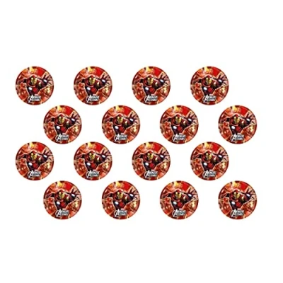 Immagine di ALMACENESADAN, 4884, confezione festa Avengers, i vendicatori, iron man, completo; composto da 16 piatti in cartone 23 cm, ideale per feste e compleanni.