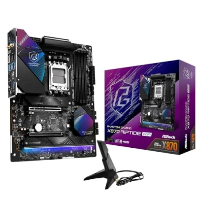 Immagine di ASRock X870 Riptide WiFi (AM5) Mainboard Attacco (PC) #####AMD AM5 Fattore di forma (dettagli) E ATX Chipset della scheda madre AMD®