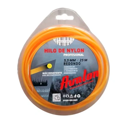 Immagine di Avalon Filo Rotondo in Nylon Universale per decespugliatore e Tosaerba (3,3 mm x 23 m) Elevata Durata Prestazioni ottimali nelle attività di decespugliamento