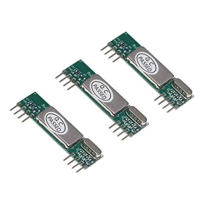 Immagine di ZkeeShop 3 Pz RXB6 433 MHz Superheterodyne Modulo Ricevitore Wireless per Arduino/ARM/AVR