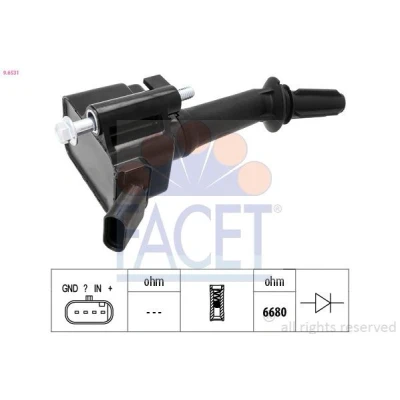 Immagine di FACET 9.6531 Bobina d&#039;accensione OPEL: Mokka / X, Corsa E Hatchback, Adam