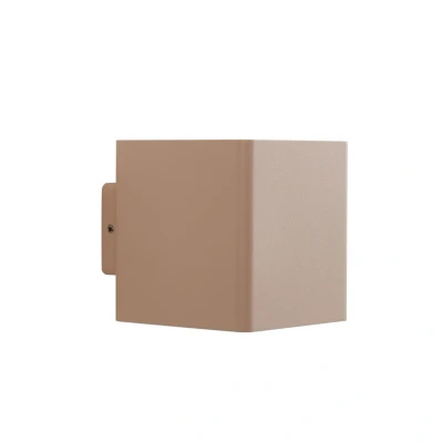 Immagine di Lucande Applique da esterni LED Aaron, beige, alluminio, su/giù