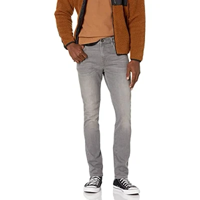 Immagine di Amazon Essentials Jeans Elasticizzati Comodi Skinny (in precedenza Goodthreads) Uomo, Grigio, 42W / 36L