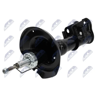 Immagine di NTY A HD 015 Ammortizzatore Assale anteriore Sx pressione del gas doppio tubo tipo McPherson Spina superiore, Collare inferiore