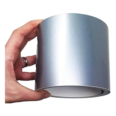 Immagine di 4R Quattroerre.it 10543 Trim Stripes Strisce Adesive per Auto, Argento, 100 mm x 10 mt