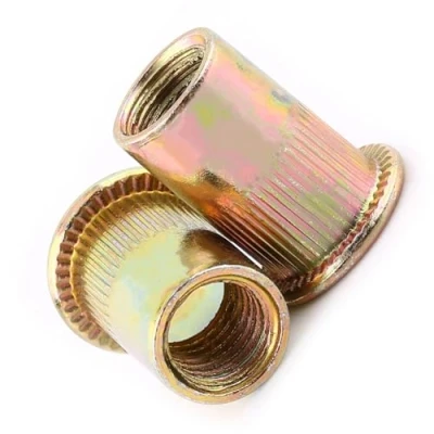 Immagine di FTVOGUE M3 M12 Rivet Dado a Rivetto filettato in acciaio al carbonio con flangia per dadi Nutsert Fastener(M4)
