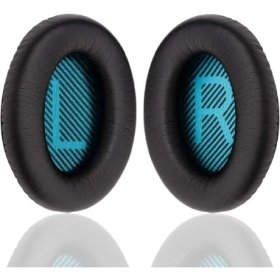 Immagine di YOCOWOCO cuscinetti auricolari di ricambio per cuffie Bose QuietComfort 25 — morbidi compatibili con QC15 QC25 QC2 QC35/Ae2 Ae2i Ae2w SoundTrue e SoundLink (ear ear)