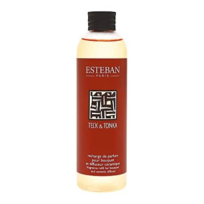 Immagine di Esteban Paris Ricarica di profumo 250ml TECK e TONKA per bouquet diffusore in ceramica TET 039