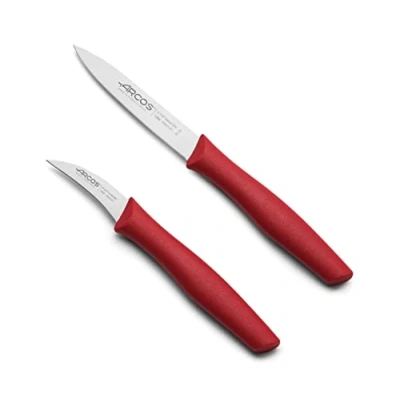Immagine di Arcos Series Nova Set coltelli da Cucina Lama in Acciaio Inossidabile Nitrum Manico Polipropilene Colore Rosso