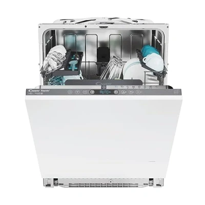 Immagine di Candy Rapido&#039; CI 4C6F0A Lavastoviglie, Installazione a incasso, 14 Coperti, 8 Programmi, Ciclo Rapido, Partenza ritardata, App hOn, AxLxP 81,8x55,5x59,7 cm, Bianco [Classe di efficienza energetica C]