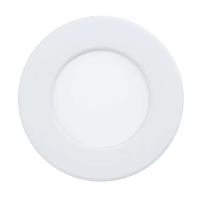Immagine di Eglo Fueva 6 Faretto da incasso a LED, rotondo, soffitto, in plastica di colore bianco, luce bianca calda e fredda, diametro 8,6 cm