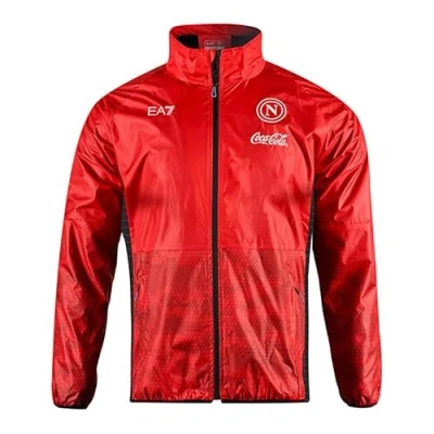 Immagine di SSC Napoli Giacca Antivento Portiere, EA7 Prodotto Ufficiale, Softshell Calcio 2024/2025 M