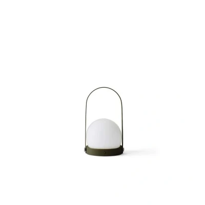 Immagine di Audo Copenhagen Carrie lampada LED deco con accu IP44, oliva