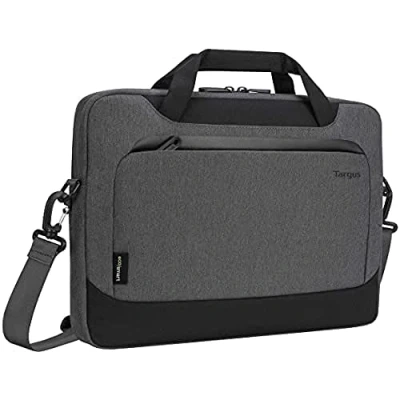 Immagine di Targus Cypress Slimcase con EcoSmart progettato per i viaggiatori d&#039;affari e la scuola adatta laptop/notebook fino a 15,6&quot;, grigio (TBS92502GL)