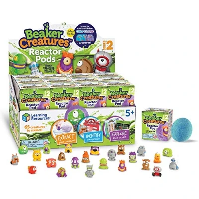 Immagine di Learning Resources Capsule reagenti Beaker Creatures, Confezione da 24 (Serie 2), Colore, Small, LER3820