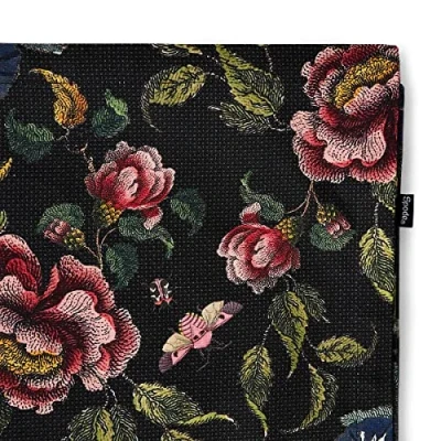 Immagine di Spode Tovaglia Creatures of Curiosity, 100% cotone, 140 x 180 cm, colore: Nero