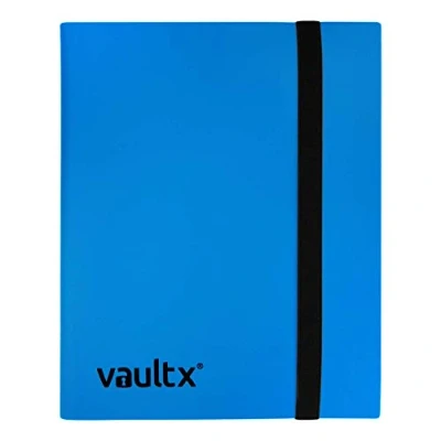 Immagine di Vault X® Binder Album Porta Carte con 4 Tasche Raccoglitore per 360 Collezionabili o Figurine Apertura Laterale (Blu)