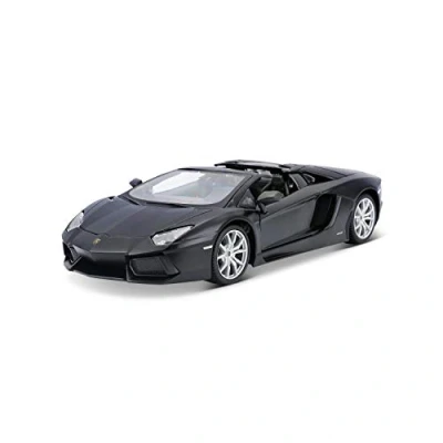 Immagine di Maisto M31504B Lamborghini Aventador Roadster in scala 1:24, colore: Nero opaco