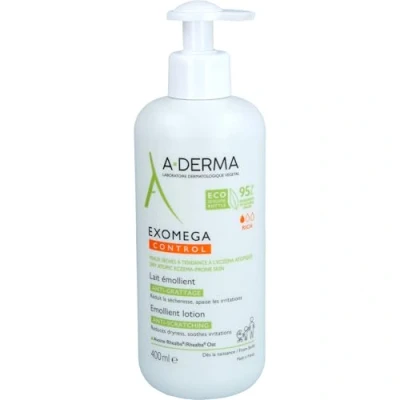 Immagine di Exomega Control Latte Emolliente Tripla Azione lenitivo per pelle secca a tendenza atopica 400 ml Edizione limitata