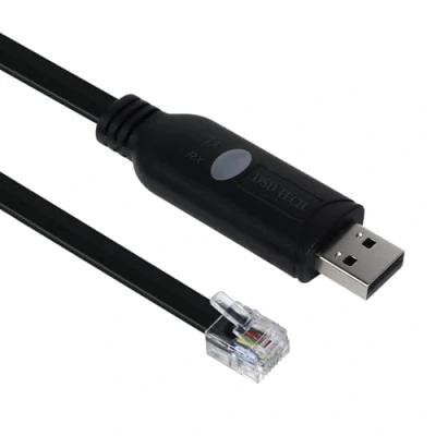 Immagine di DSD TECH SH RJ12K Cavo seriale da USB a RJ12 RS232 con chip FTDI per il ponte ESA Plex COM2 EXP 4