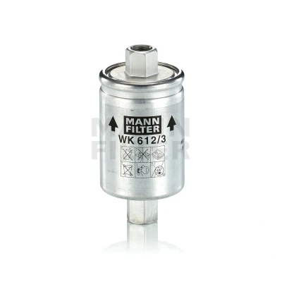 Immagine di MANN FILTER WK 612/3 Filtro Carburante per condotti/circuiti LAND ROVER: Freelander I SUV, SUV Cabrio, MG: MG TF Cabrio