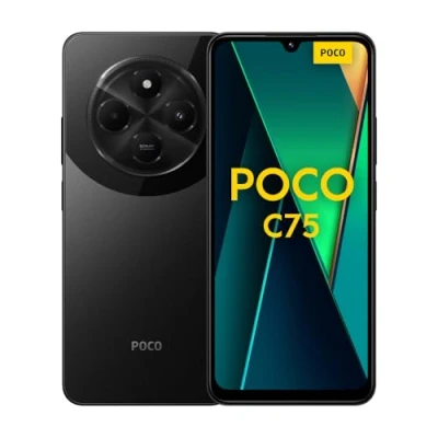Immagine di Poco C75 (Android Smartphone), 8GB+256GB, 2.0GHz, Display da 6.88&quot;, Doppia fotocamera, Camera principale AI 50MP, Batteria 5.160mAH, Nero
