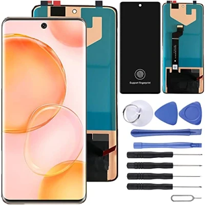 Immagine di NB+ Display Digitizer Sostituzione dello schermo AMOLED Touch Screen per Honor 50 6.5 pollici 2021 Full Glass Lens Assembly Nero Senza cornice Hard OLED con strumenti