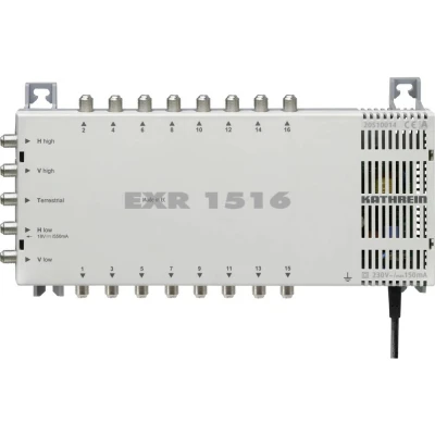 Immagine di Kathrein EXR 1516 SAT multiswitch Ingressi (Multiswitch): 5 (4 satellitare / 1 terrestre) Numero utenti: 16