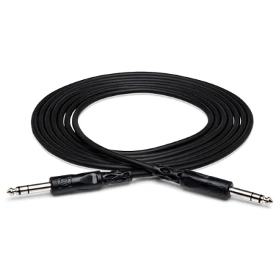 Immagine di Hosa CSS 110, Balanced Interconnect, 1/4 in TRS to Same, 10 ft