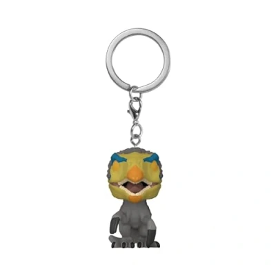 Immagine di Funko Pop! Keychain: JW3 Slasher Dino Therizinosaurus Jurassic Park Mini Figura in Vinile da Collezione Novità Portachiavi Riempitivi per Calze Idea Regalo Movies Fans