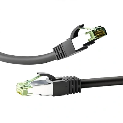 Immagine di GEMBIRD CABLE DE RED S/FTP CAT. 8 LSZH NEGRO 0.50M PP8 LSZHCU BK 0.5M