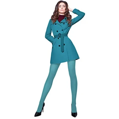Immagine di Giulia 40 Den fine Collant da donna in microfibra, multicolore, Verde menta, M