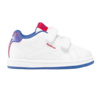 Immagine di Reebok Rbk Royal Complete CLN 2.0 2V, Sneaker Bimbo 0 24, White/BOUNDLESSBLUE/VECTORRED, 26 EU