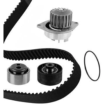 Immagine di GRAF KP491 2 Pompa Acqua + Kit cinghia Distribuzione 25mm per trasmissione dentata PEUGEOT: 106 II Hatchback, I Hatchback