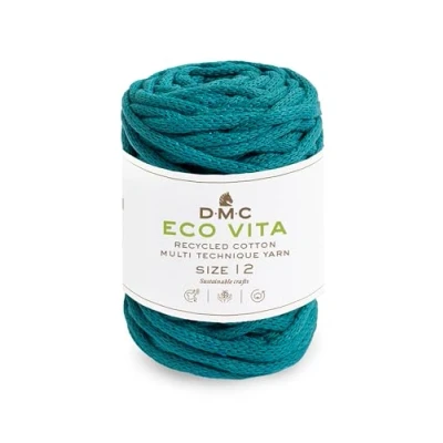 Immagine di DMC 384 082 Filato in cotone türkis, 55 m