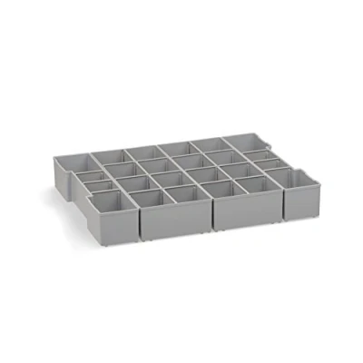 Immagine di L BOXX Bosch Sortimo 102 K3 scatola portaoggetti pieghevole in plastica per piccole parti, di smistamento impilabile