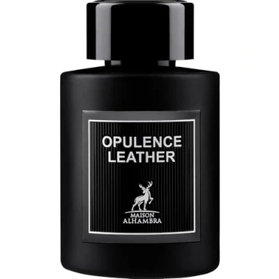 Immagine di Maison Alhambra Opulence Leather EDP Spray 100ML (3.4OZ) Fragranza speziata, floreale e ambrata a lunga durata.
