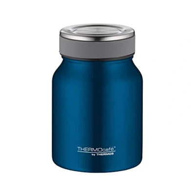 Immagine di ThermoCafé 4077.259.050 Contenitore termico per zuppe o cereali, grande, 500 ml, in acciaio INOX, impermeabile, lavabile lavastoviglie, 9 ore di calore, 14 freddo