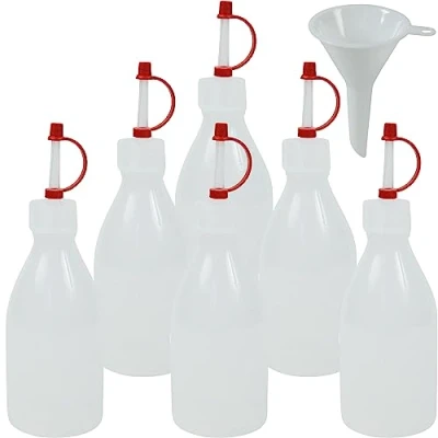 Immagine di Viva Haushaltswaren Bottiglia a spruzzo senza BPA, made in Germany, con imbuto 6 x 100 ml